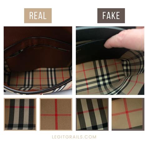 vintage burberry bag real or fake